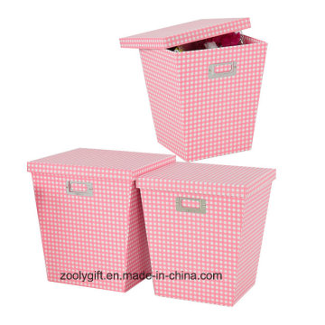 Wholesale Toy Doll Storage Paper Box with Lid Home Packing Storage Boxes Set